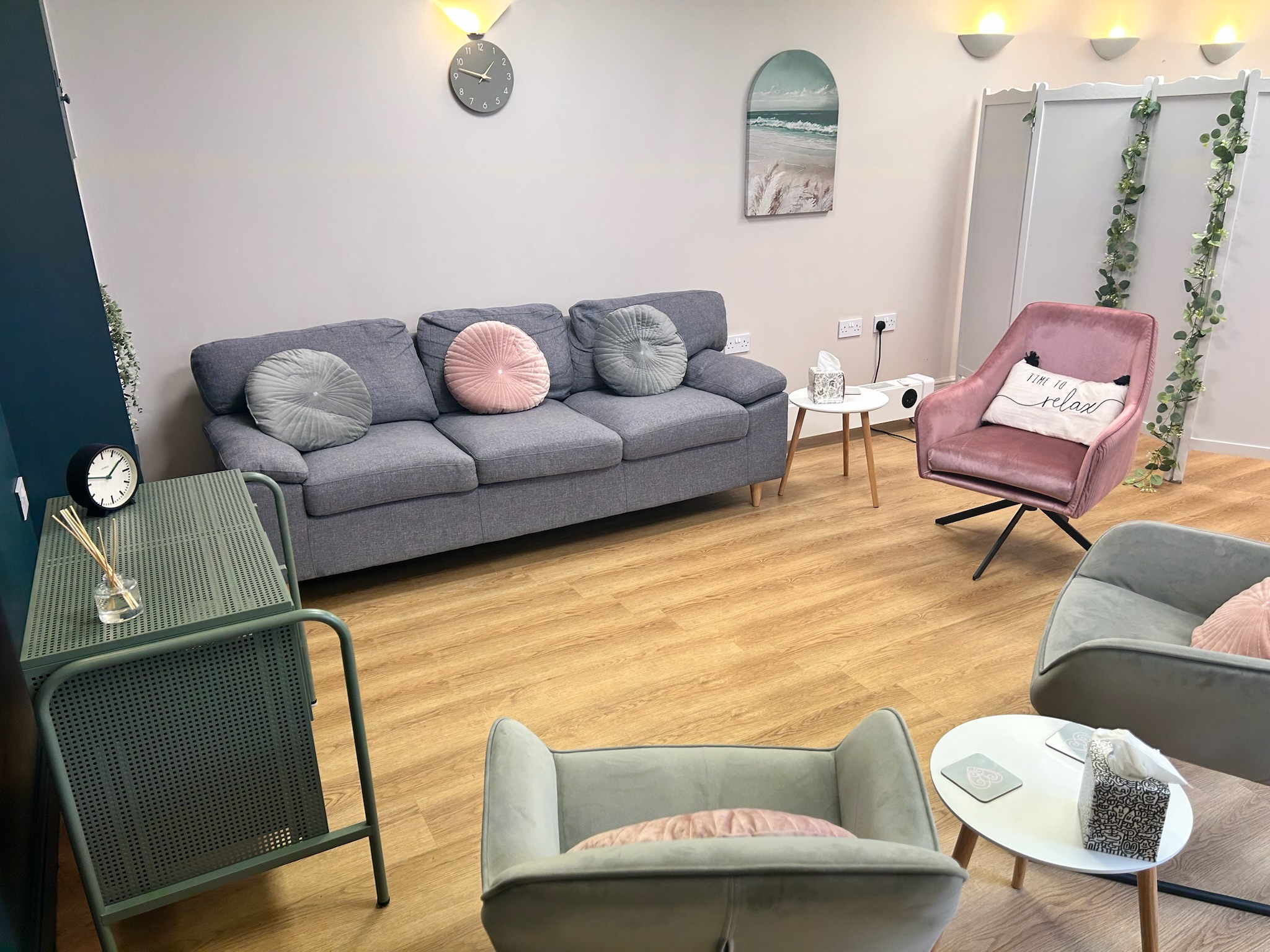 Counselling Corner therapy room